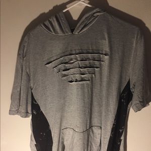 Gray long shirt